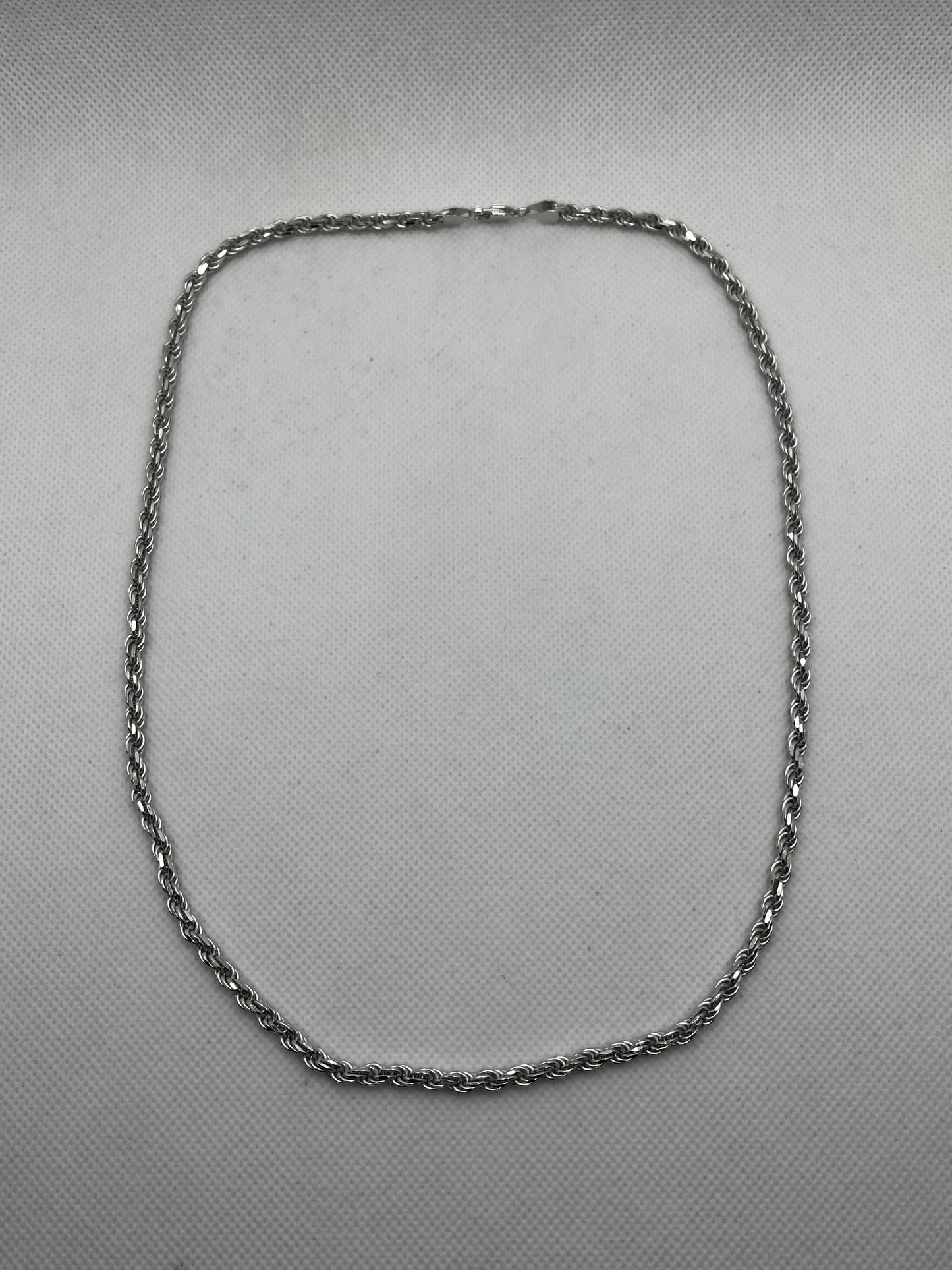 4mm 925 Silver Rope Chain
