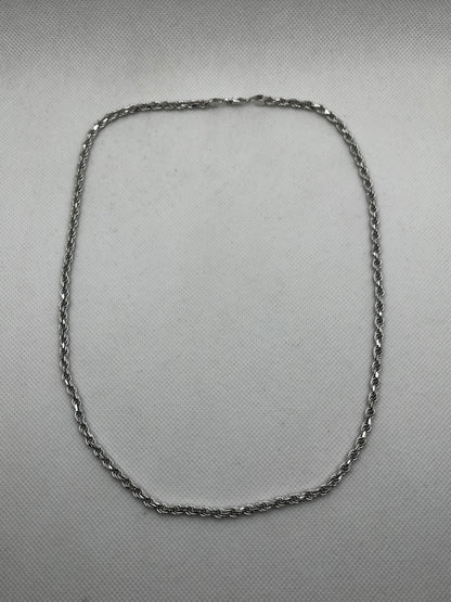 4mm 925 Silver Rope Chain