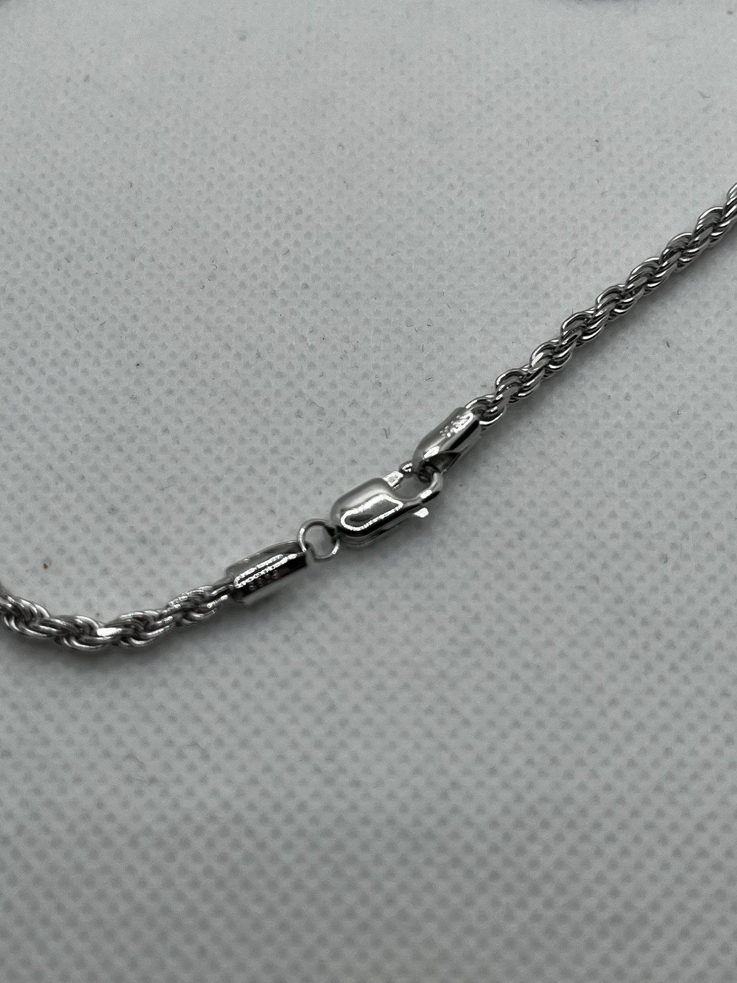 3mm 925 Silver Rope Chain
